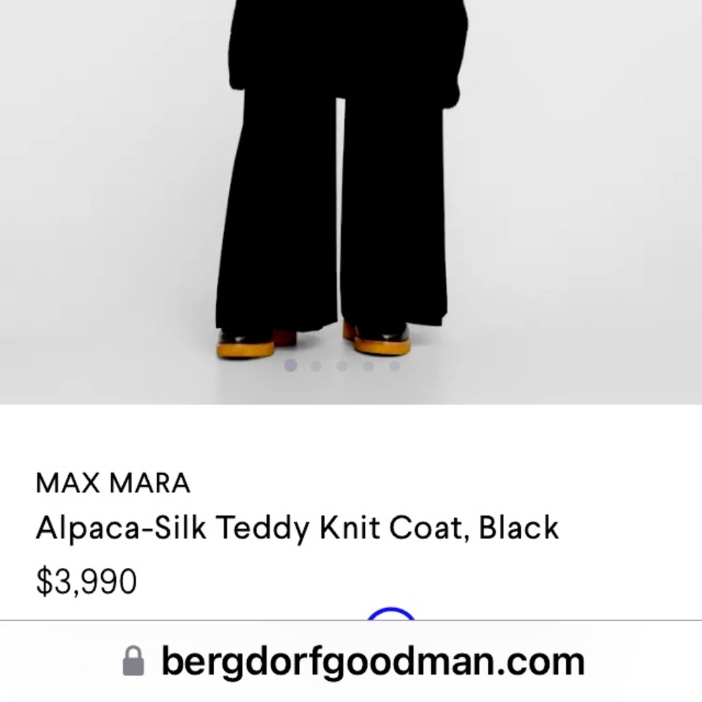 Max Marc beautiful ankle length winter coat high end stores only $3600